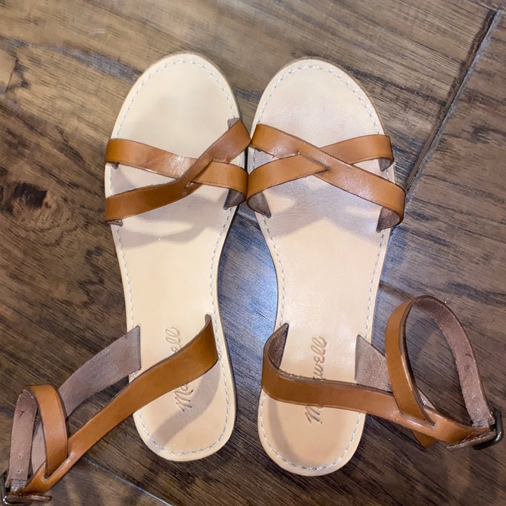 Brown Madewell Broadwalk Sandals